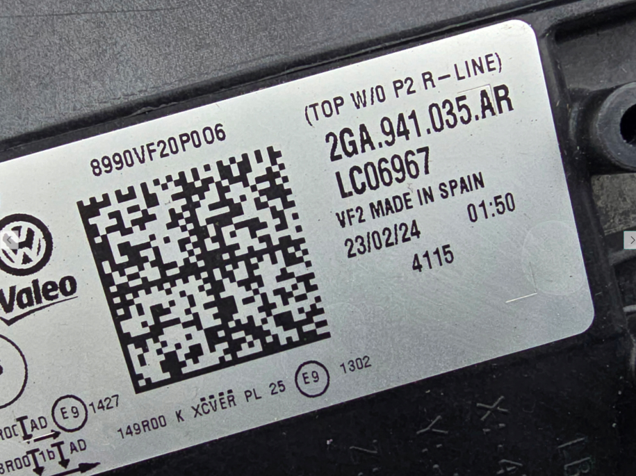 Koplamp Volkswagen T-ROC R-LINE FACELIFT FULL LED HEADLAMP 2GA.941.035.AR