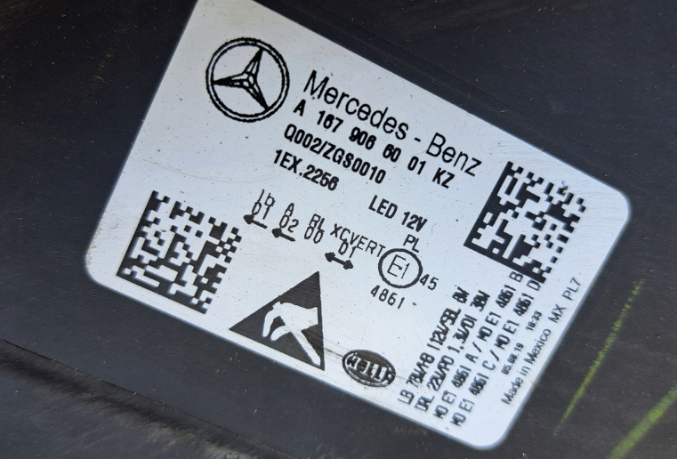 Koplamp MERCEDES GLS W167 FULL LED HEADLAMP