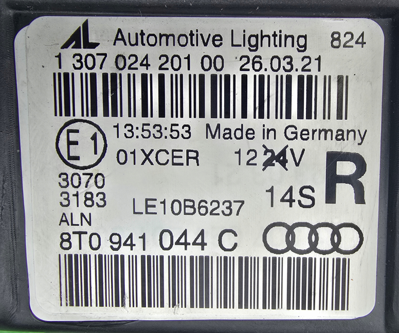 Koplamp AUDI A5 8T0 FACELIFT BI-XENON HEADLAMP