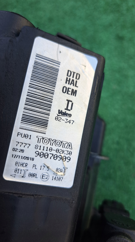 Koplamp TOYOTA AURIS 2 II FACELIFT LENS + LED FRONT LAMP