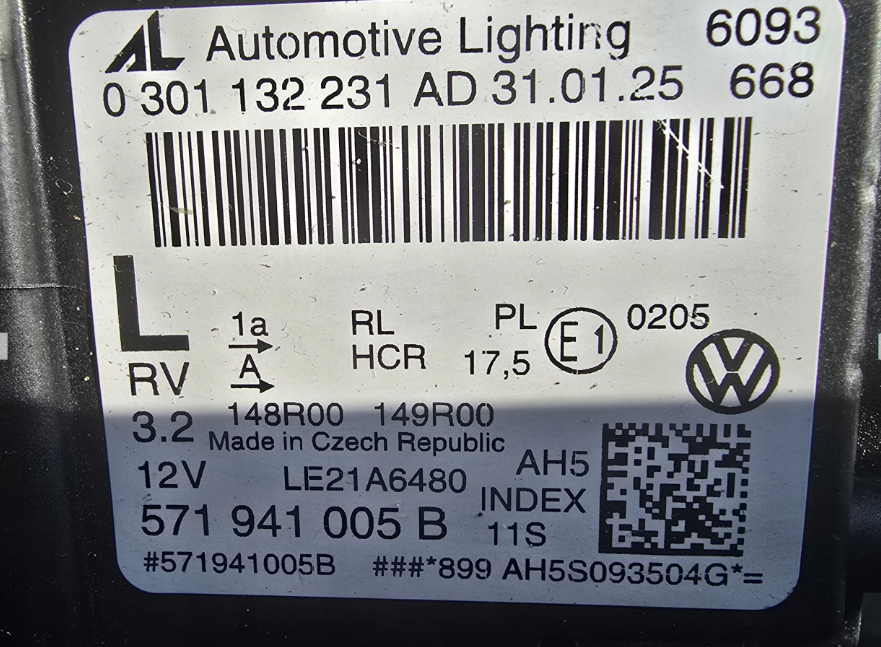 Koplamp Volkswagen TIGUAN 3 III FULL LED FRONT LAMP 571941005B