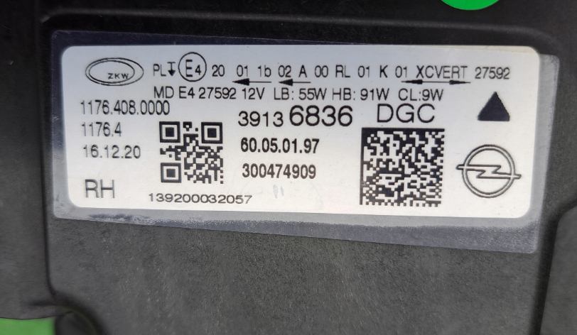 Koplamp OPEL INSIGNIA B 2 II FACELIFT FULL LED HEADLAMPS