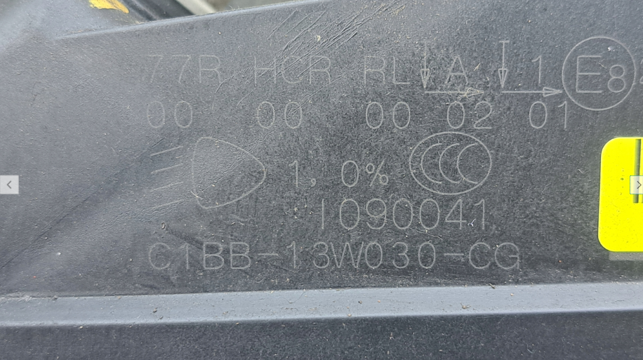 Koplamp FORD FIESTA MK7 FACELIFT LENS + LED HEADLAMP