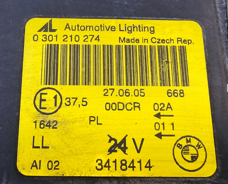 Koplamp BMW X3 E83 BI-XENON TURNING HEADLAMPS SET BMWWWWWWLP