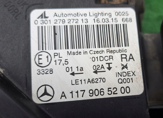 Koplamp MERCEDES CLA W117 BI-XENON HEADLAMP SET