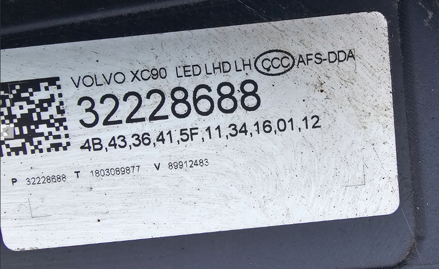 Koplamp VOLVO XC90 2 II FULL LED HEADLAMP 32228688