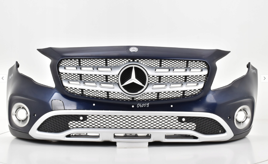 Bumper MERCEDES GLA X156 156 FACELIFT USA VERSION HALOGEN 6XPDC Voorbumper 04059