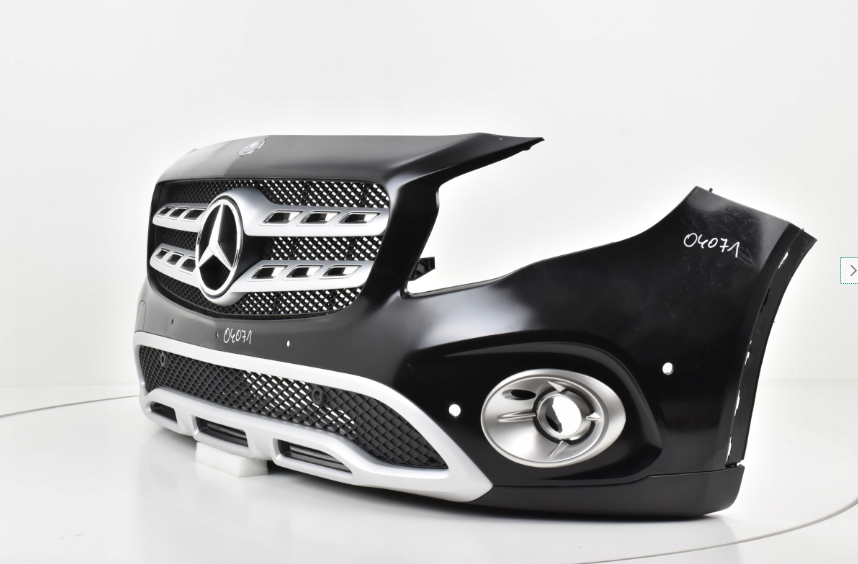 Bumper MERCEDES GLA X156 156 FACELIFT USA VERSION HALOGEN 6XPDC Voorbumper 04071