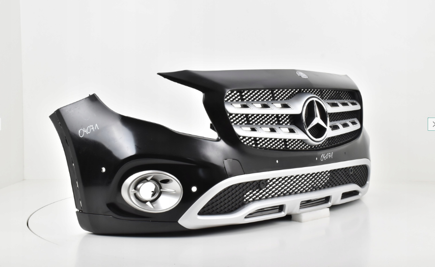 Bumper MERCEDES GLA X156 156 FACELIFT USA VERSION HALOGEN 6XPDC Voorbumper 04071