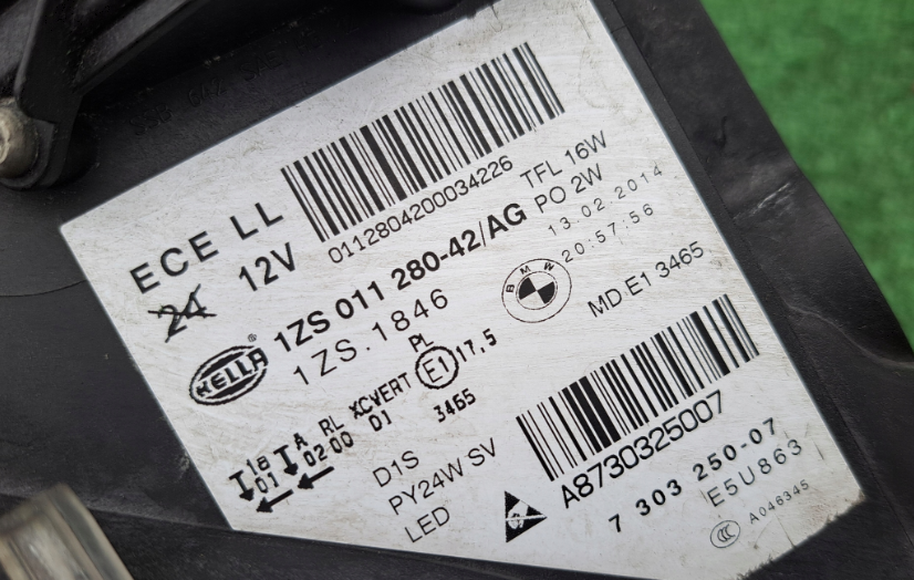 Koplamp BMW Z4 E89 FACELIFT BI-XENON TURNING FRONT LAMP 1ZS011280-42/AG