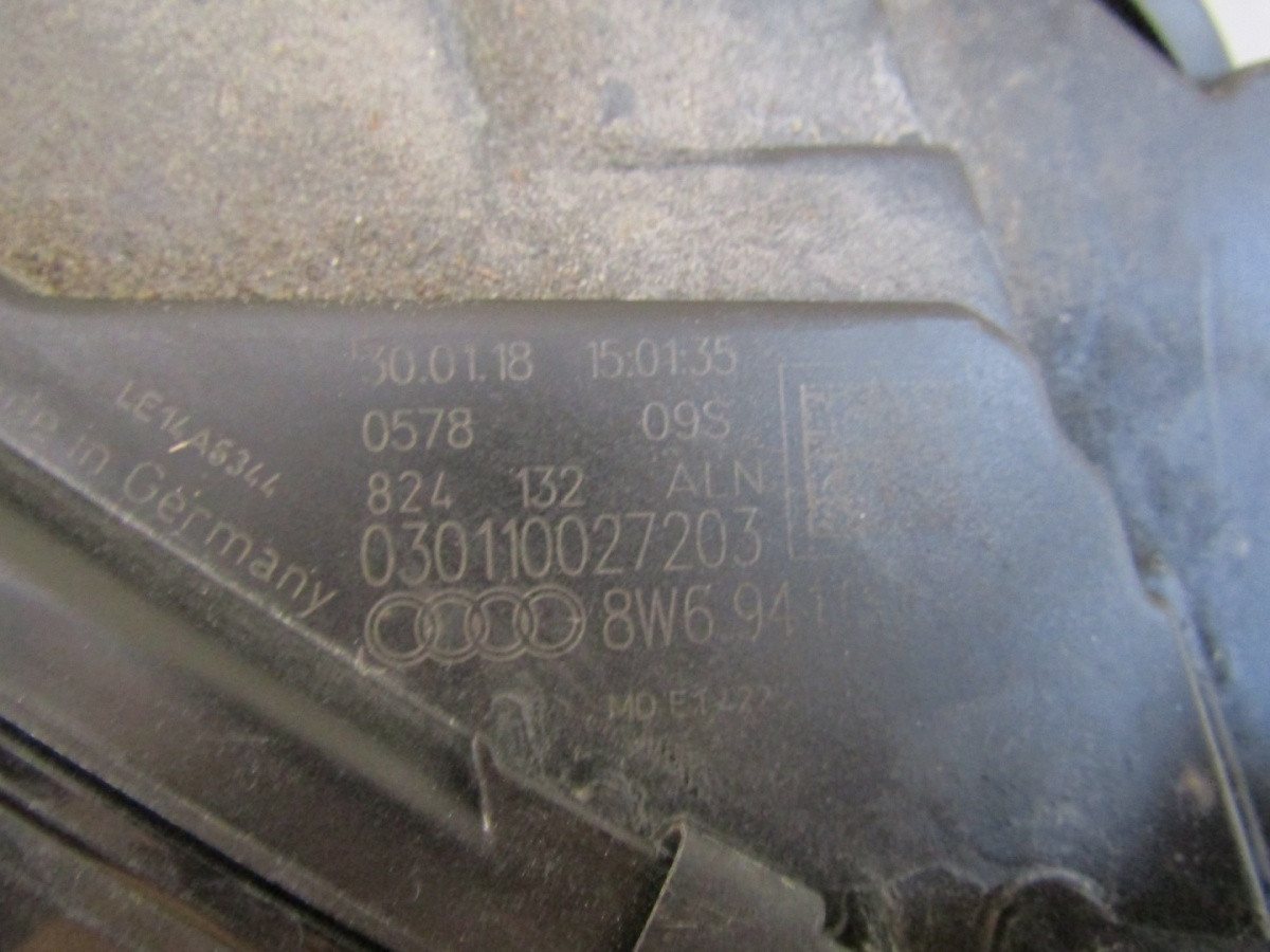 KOPLAMP AUDI A5 8W6 NIET-DRAAIEND XENON 16-19 8W6941006C RECHTS S1966/k2/5B