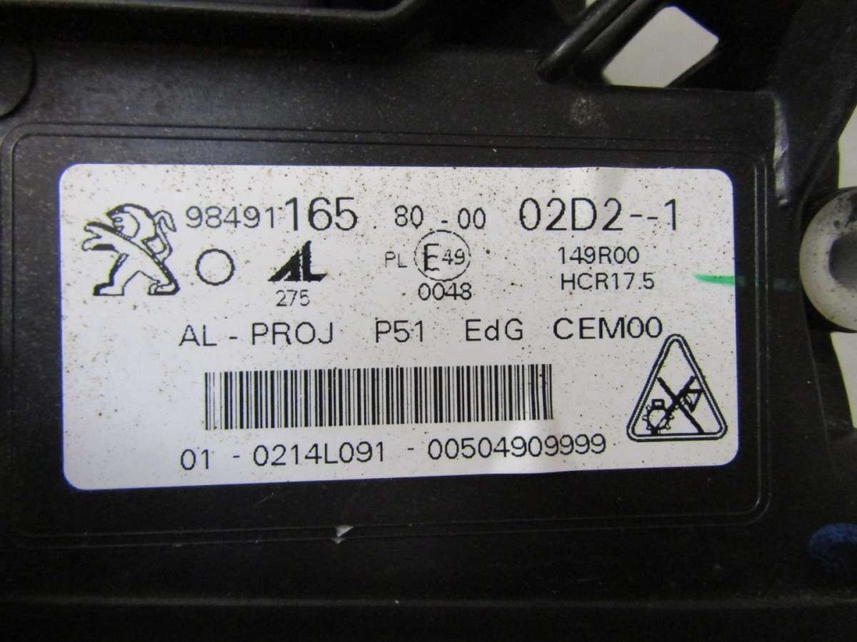 KOPLAMP PEUGEOT 308 III 3 T10 LED LH LINKS 21-25 98491165 Z226/K4/9B