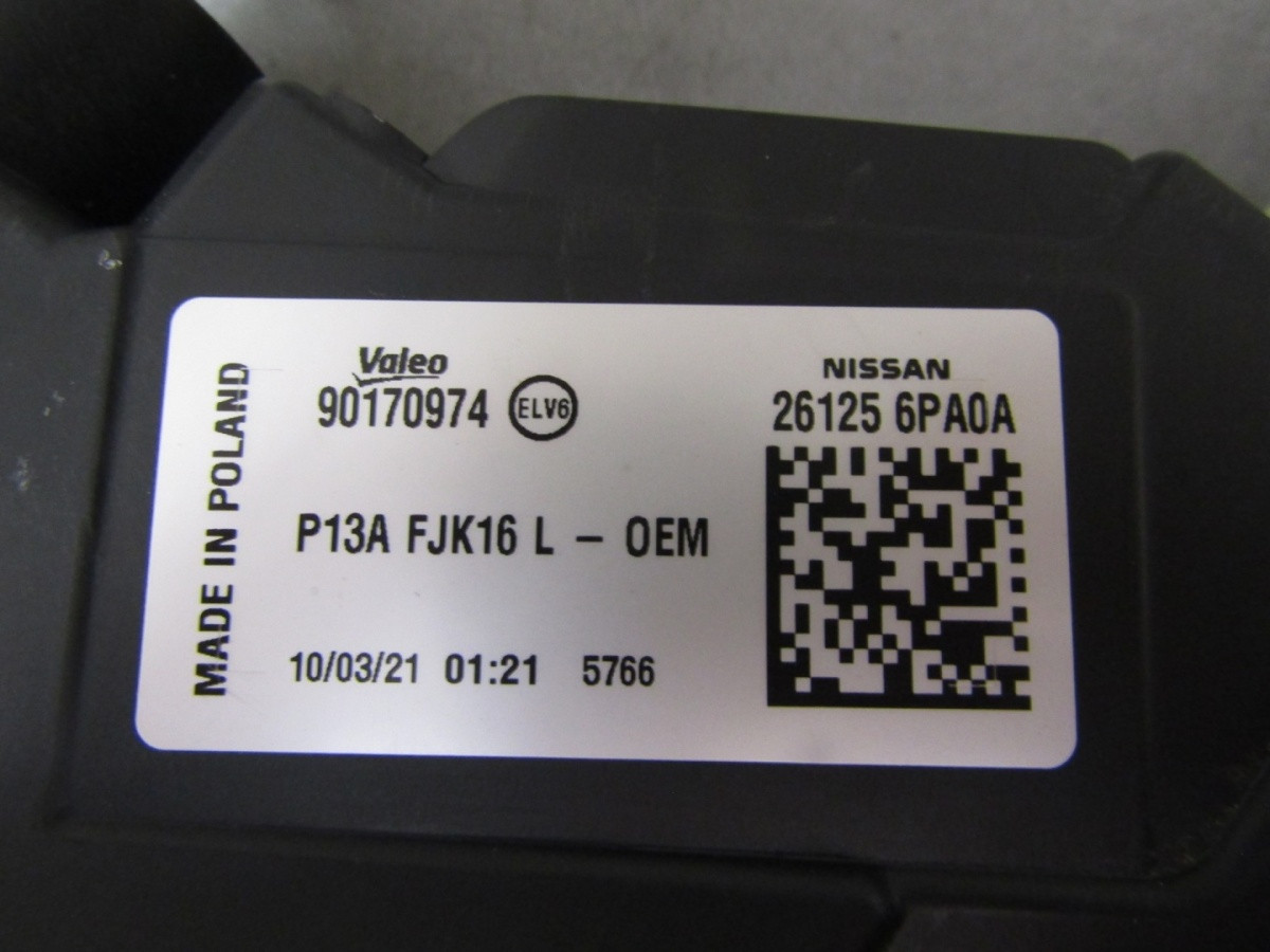 KOPLAMP NISSAN JUKE II FACELIFT LED DRL LH LINKS 19-24 261256PA0A Z224/K4/8G