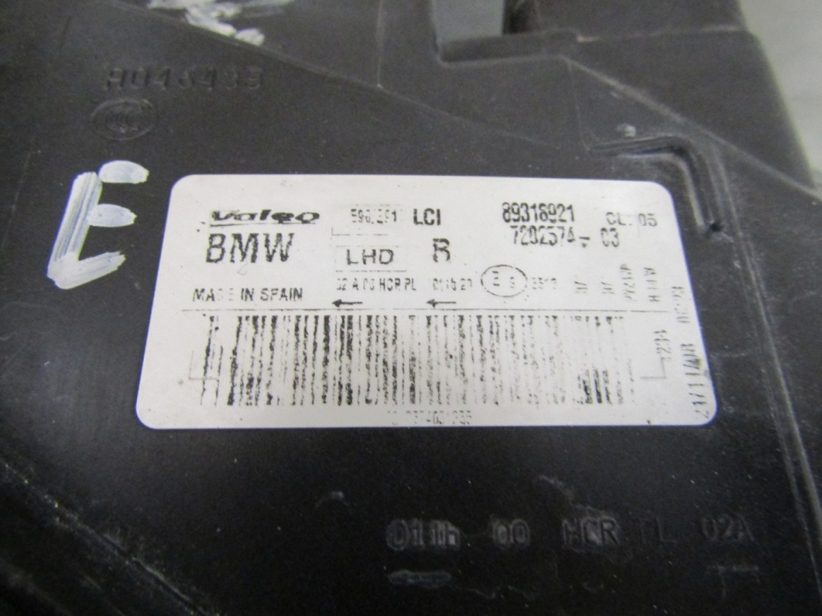 Koplamp BMW 3 E90 E91 Facelift LCI STANDAARD 08-12 RH Rechts 7202574 Q1660/K3 12C