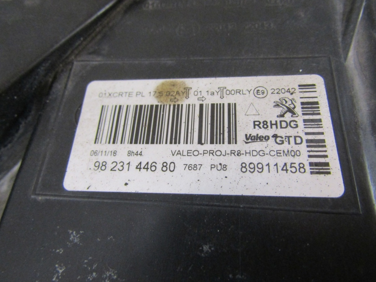 Koplamp Peugeot 508 2 II FULL LED 18-23 LH Links 9823144680 Q1669/K3 11B