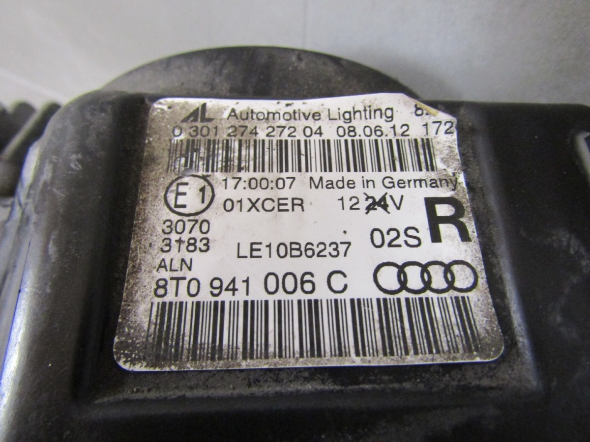 Koplamp Audi A5 8T0 Facelift NIET-DRAAIEN XENON + LED 11-16 RH RECHTS 8T0941006C Q1683/K3 5F