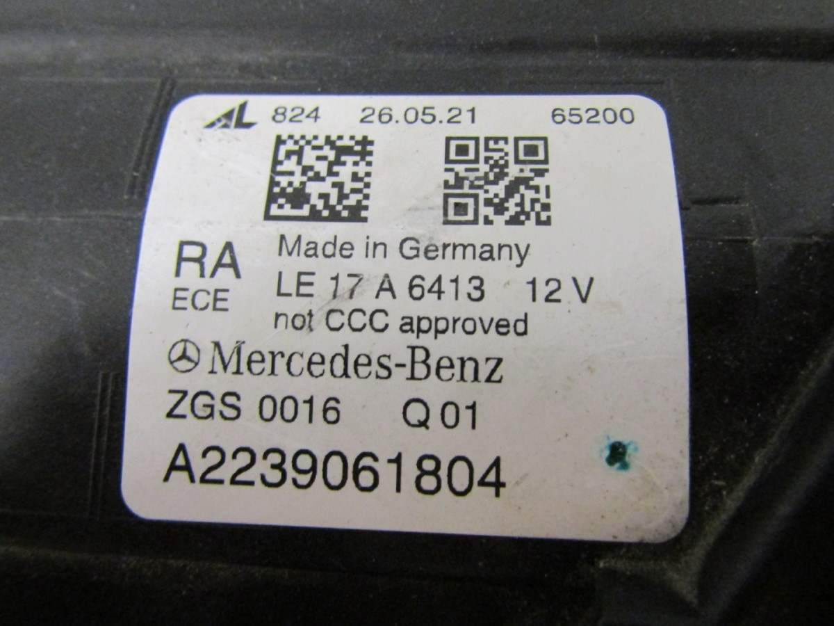 Koplamp Mercedes S-Klasse W223 FULL LED DIGITAAL RH A2239061804 Z232/K4/9G