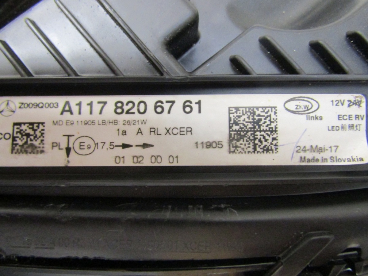 KOPLAMP MERCEDES CLA W117 VOLLEDIGE LED PERFORMANCE FACELIFT 17- LH LINKS A1178206761 Z213/K4/6F