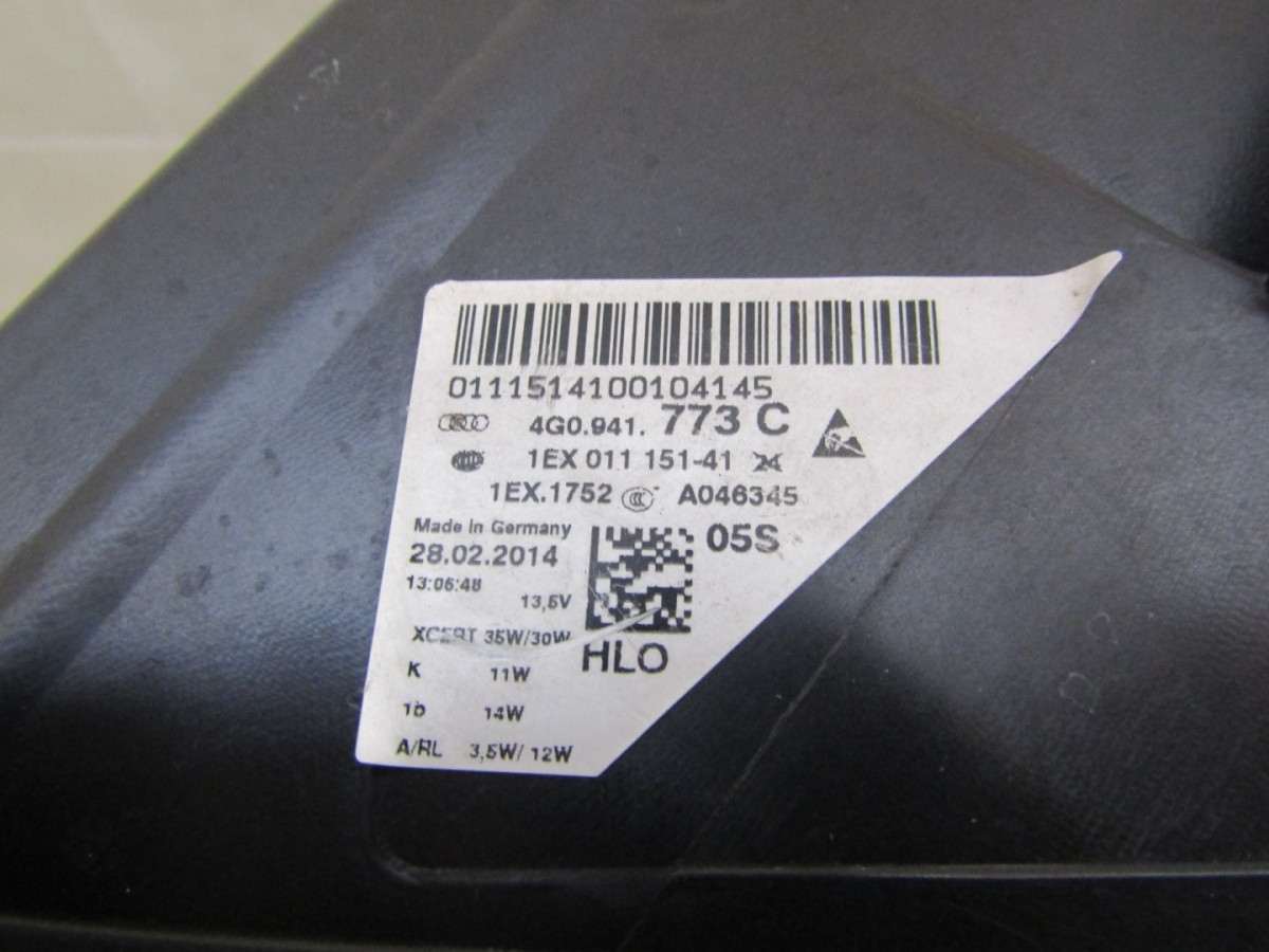 Koplamp Audi A6 C7 4G0 FULL LED MATRIX 10-14 LH Links 4G0941033C Q1666/K3 12G