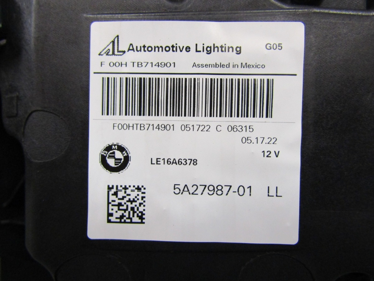 KOPLAMP BMW X5 G05 X6 G06 FULL LED-18-23 LH LINKS 5A27987 Q1692/K3 1D