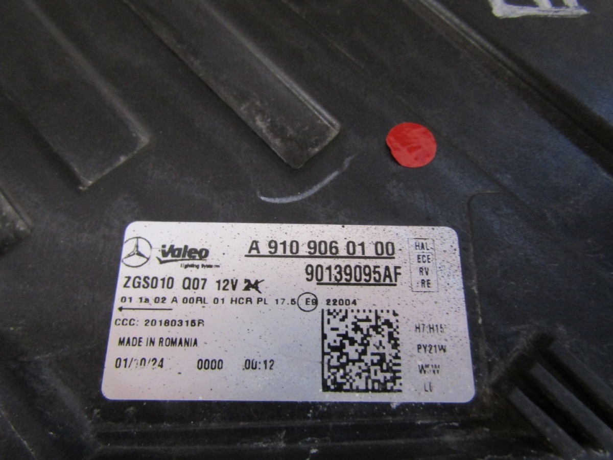 KOPLAMP MERCEDES SPRINTER W910 W907 STANDAARD 18- RECHTS A9109060100 S2054/K2/8D